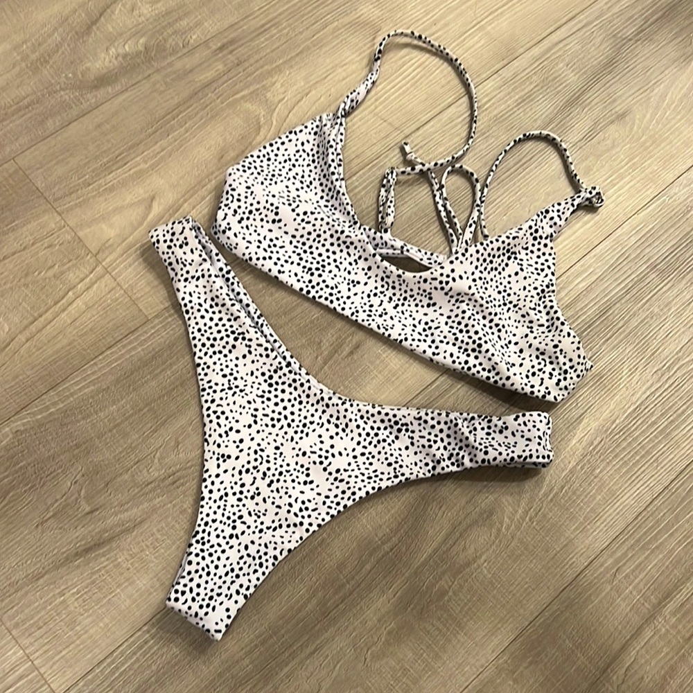Polka dot bikini